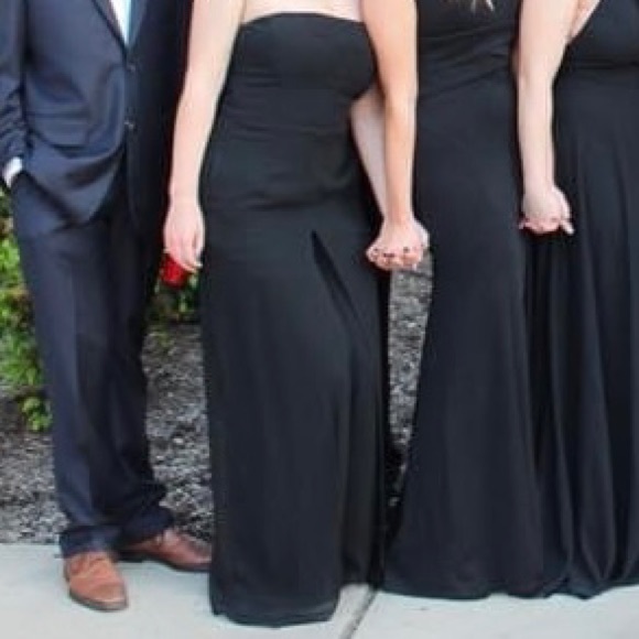 Black Strapless Jumpsuit - Picture 9 of 9